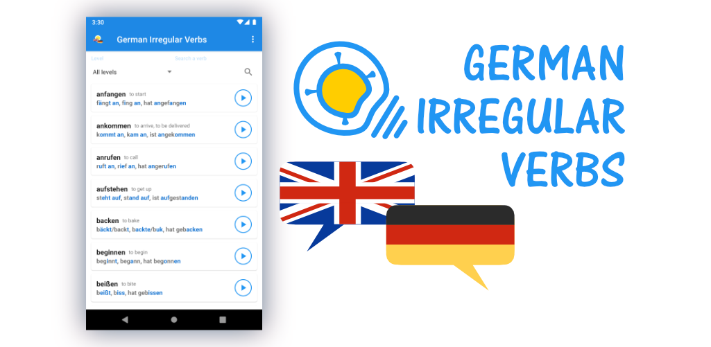 german irregular verbs